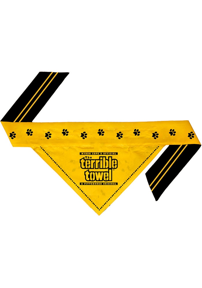 Pittsburgh Steelers YELLOW Terrible Towel Pet Bandana - 10420981