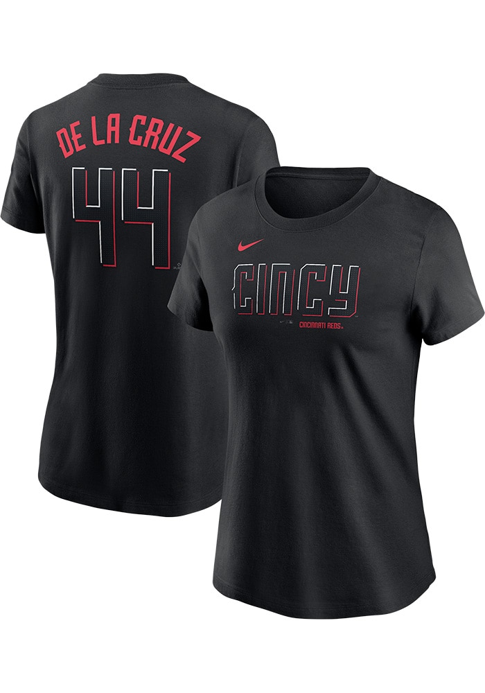 Elly De La Cruz Cincinnati Reds Nike Womens BLACK Player Player T