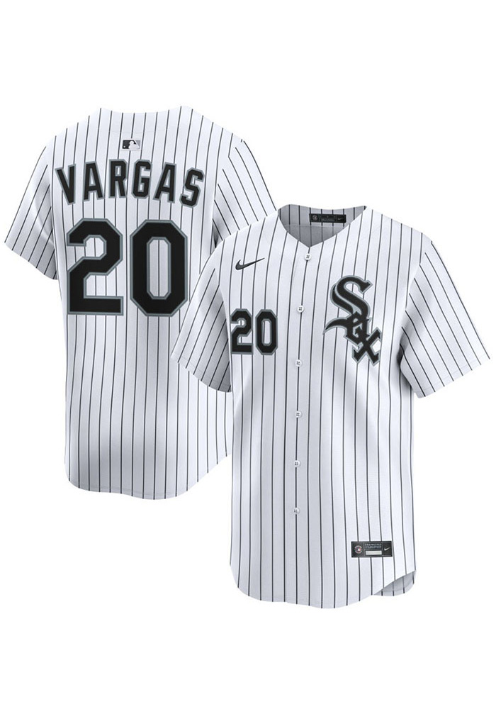 Miguel Vargas Chicago White Sox Mens White Home Limited Baseball