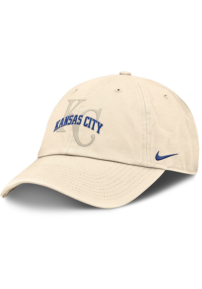 Nike Kansas City Royals IVORY Tonal Statement Club Meshback