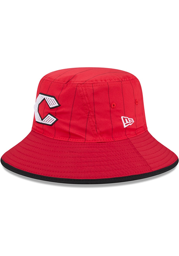 New Era Cincinnati Reds Red City Connect Stretch Bucket Hat
