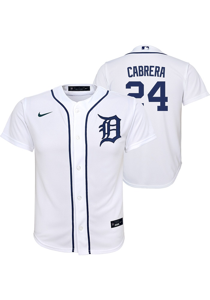 希少 Detroit Tigers MIGUEL CABRERA ユニフォーム Miguel Cabrera # Detroit Tigers Boys White Home - 133403504