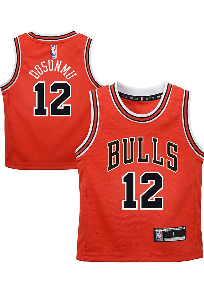 Chicago Bulls Ayo Dosunmu Toddler NBA Player Replica Red