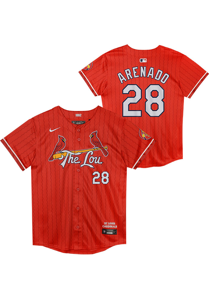 Nolan Arenado # St Louis Cardinals Boys Red City Connect Limited