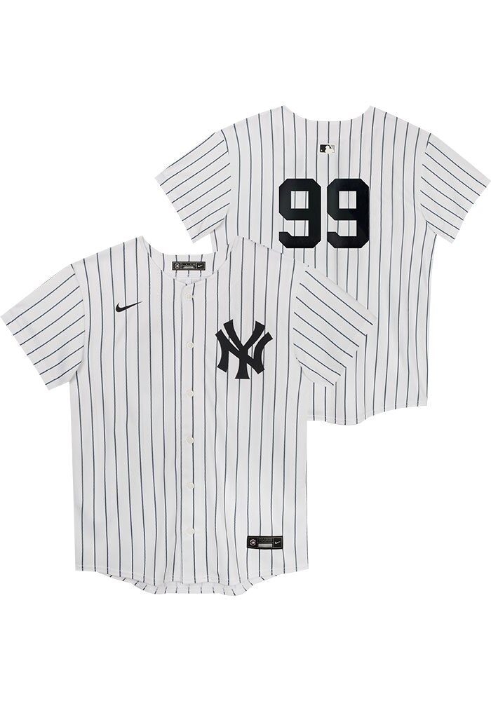 TRES 亜細亜大学 男子バレー部 ユニフォーム 白 上下セット XO/O Aaron Judge # New York Yankees Boys White Home Game - 133421433