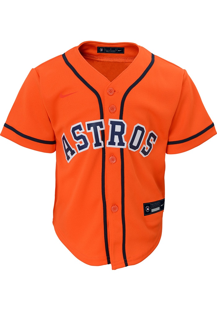 Houston Astros Nike Baby ORANGE Alt 1 Replica Baseball Jersey