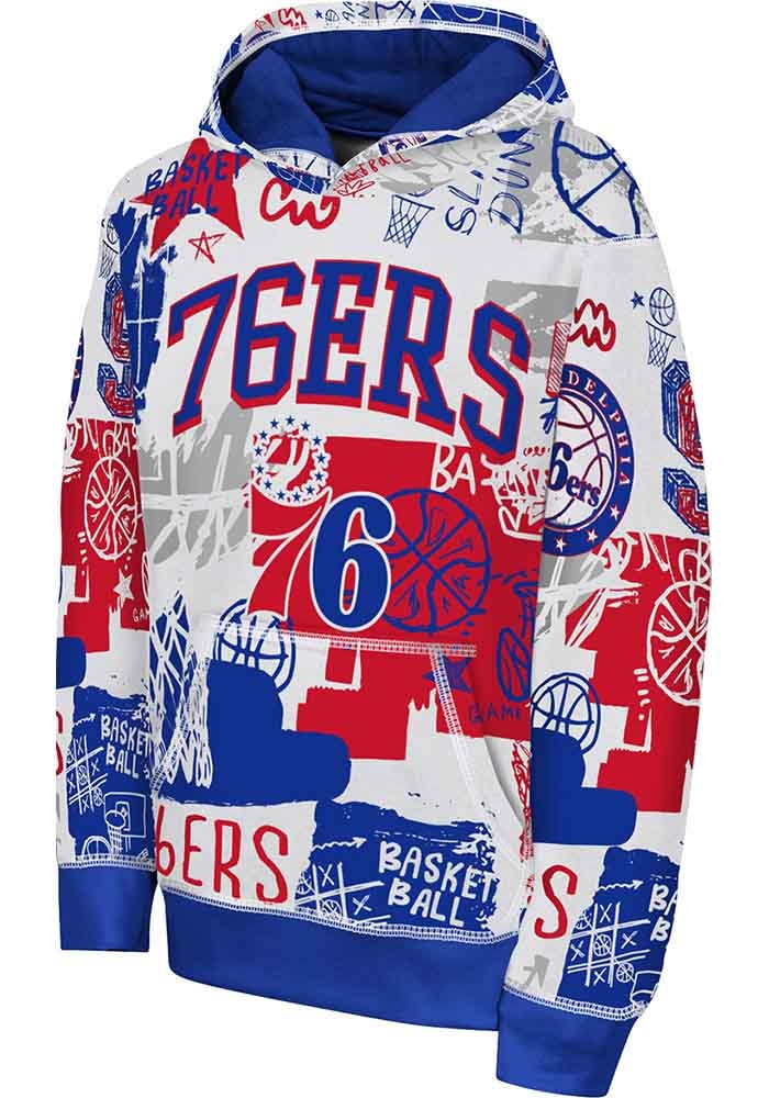 Philadelphia 76ers Boys Wild Style Hoodie - Ã‚Â BLUE - 133425207