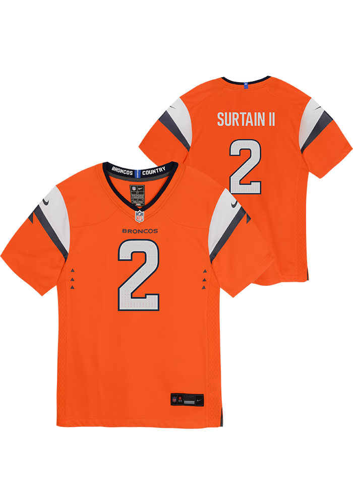 Denver Broncos Patrick Surtain Toddler Home Replica ORANGE Nike