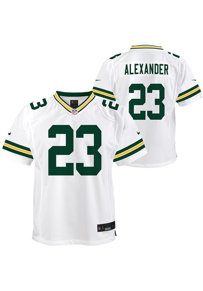 Green Bay Packers Jaire Alexander Youth Away Replica White Nike