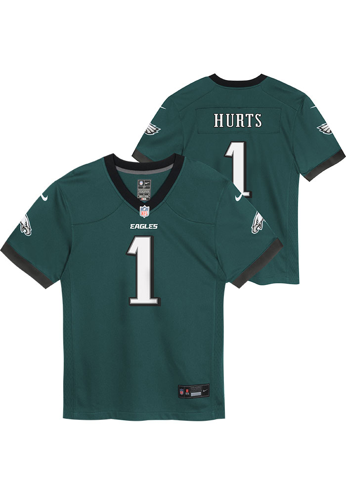Philadelphia Eagles Jalen Hurts Boys Home Replica TEAL Nike