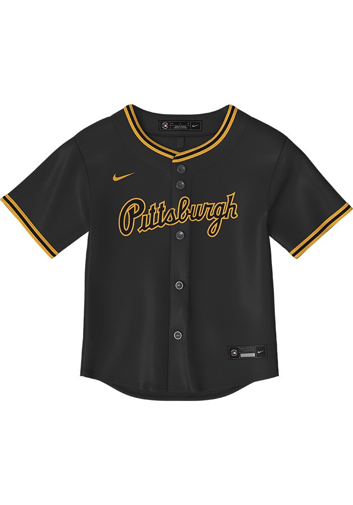 Pittsburgh Pirates Nike Toddler BLACK Alt. 1 Replica Blank