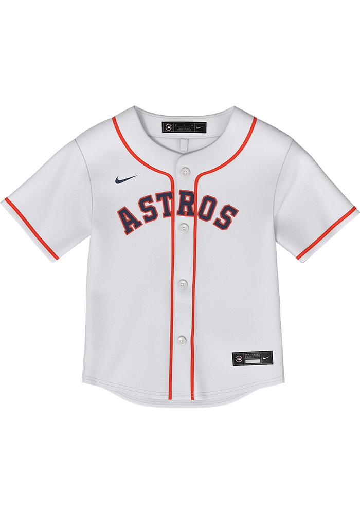 Houston Astros Nike Toddler White Home Replica Blank Baseball