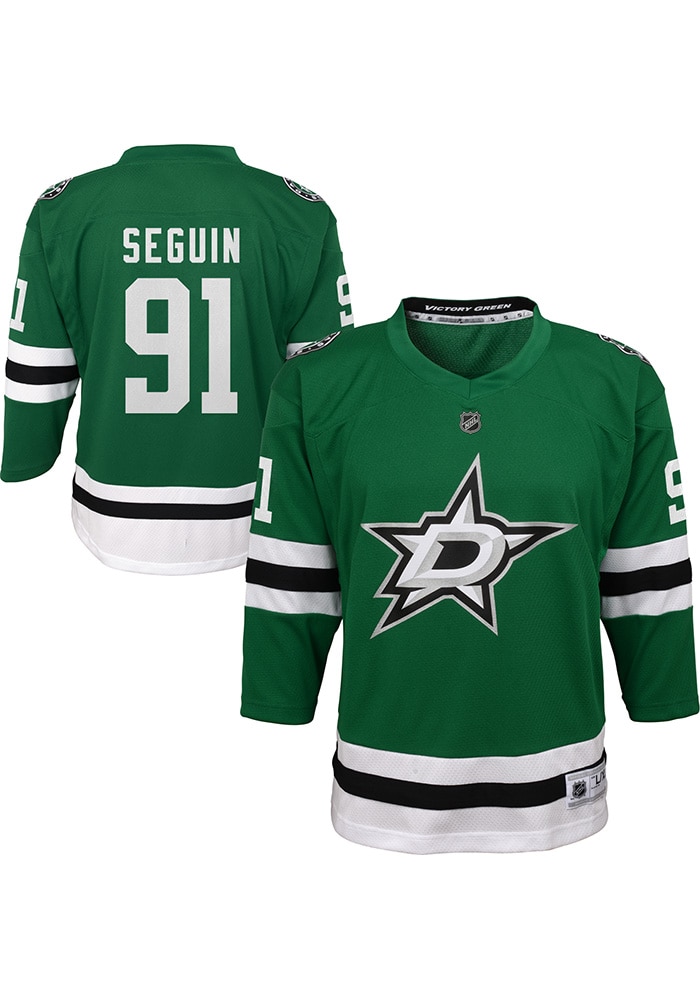 Dallas Stars Tyler Seguin Youth GREEN Replica Hockey Jersey - 13349678