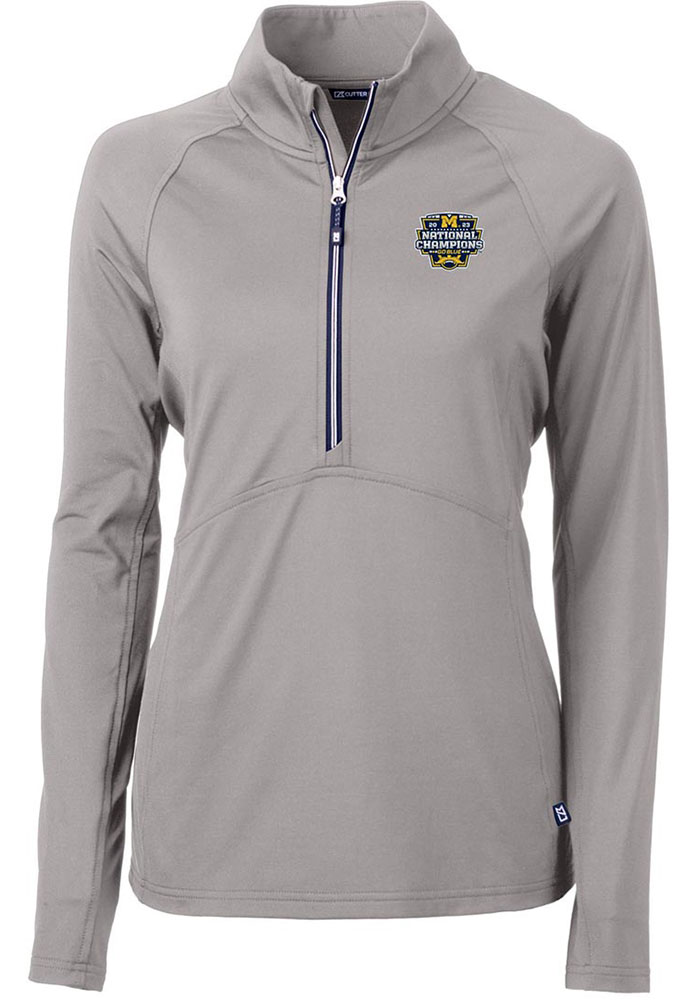 Michigan Wolverines Cutter and Buck Womens GREY 2023 College
