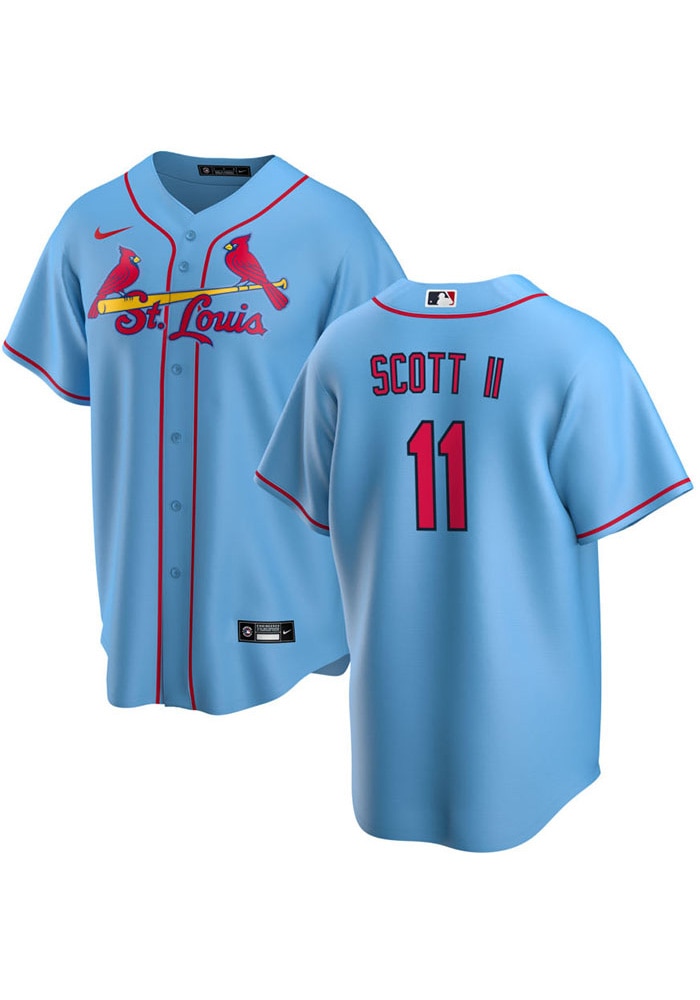 Victor Scott II St Louis Cardinals Mens Replica POWDERBLUE Alt