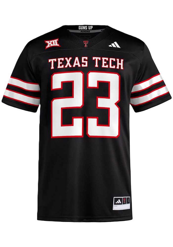 Adidas Texas Tech Red Raiders BLACK Premier Alt Jersey - 148501505