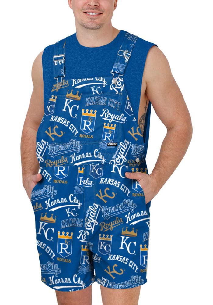 Forever Collectibles Kansas City Royals Mens ROYAL Historic Print