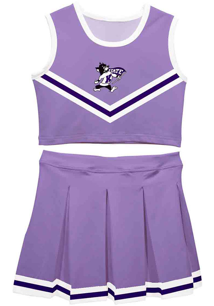 Vive La Fete Girls LAVENDER K-State Wildcats Ashley 2 Piece Cheer