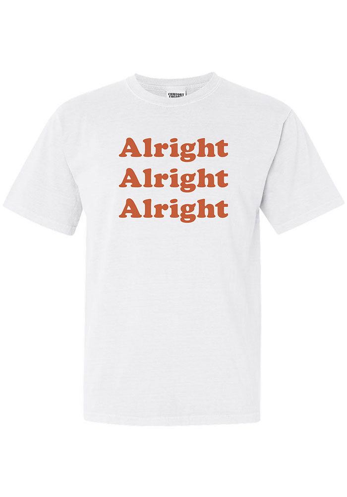 Summit Sportswear Austin WHITE Alright Alright Alright Short