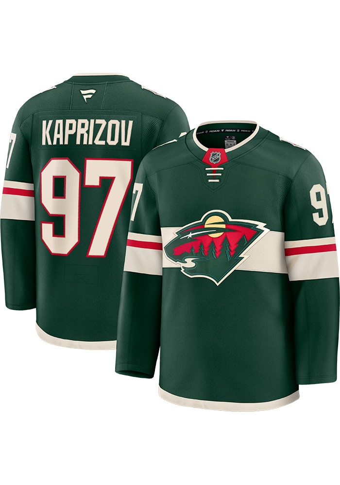 Kirill Kaprizov Minnesota Wild Mens GREEN Home Premium Hockey
