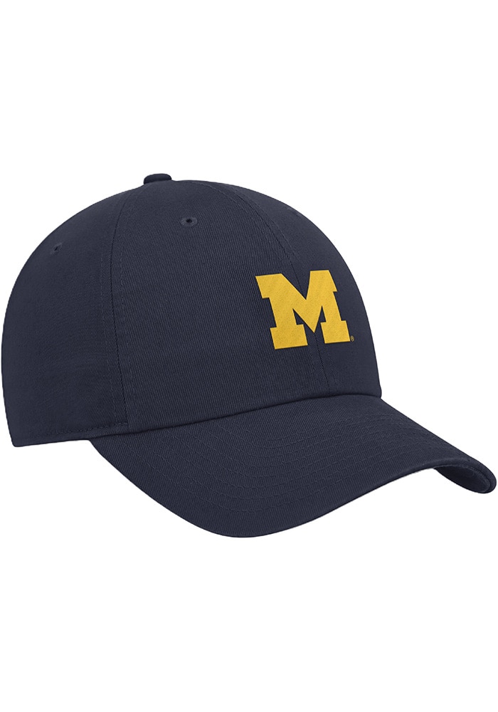 Nike Michigan Wolverines BLUE Club Cap Unstructured Adjustable Hat