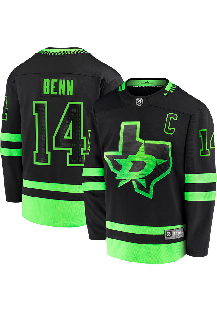超激レアdallasbrand I ♥ DALLAS セットアップ ブラック Roope Hintz Dallas Stars Mens BLACK Alt Premium Hockey Jersey