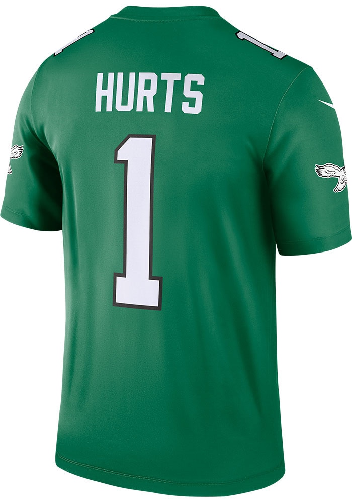 Jalen Hurts Philadelphia Eagles Alt Jersey - KELLYGREEN