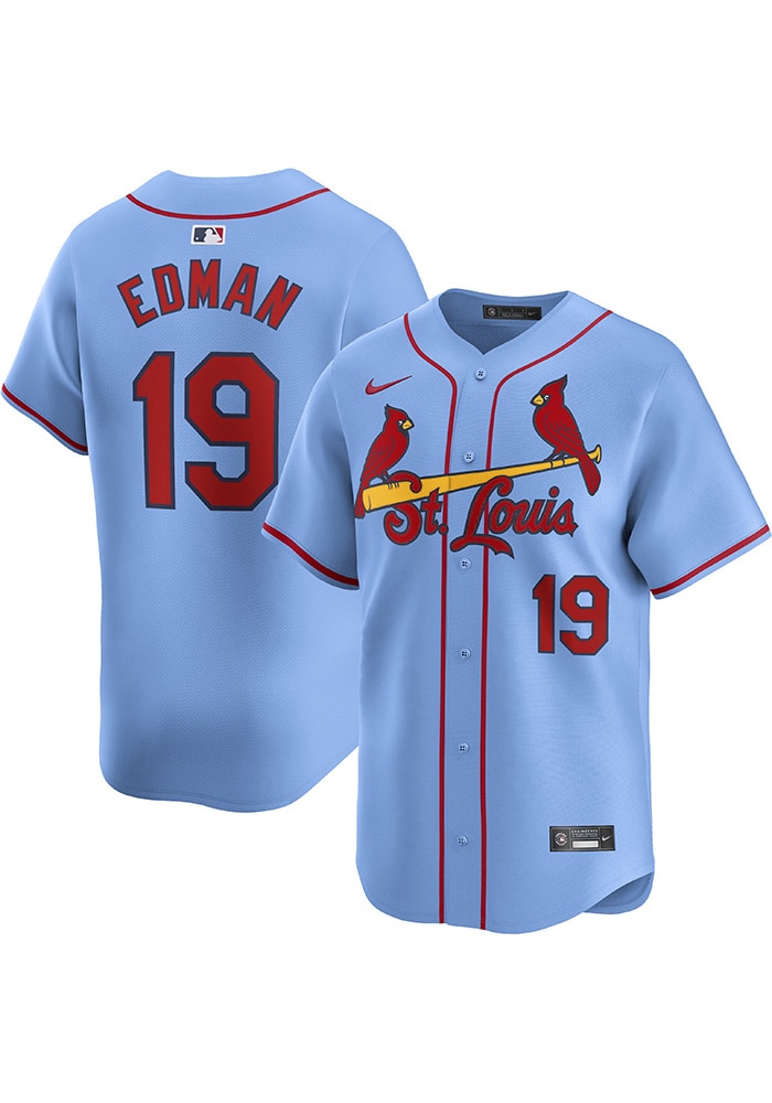 Tommy Edman St Louis Cardinals Mens LIGHT BLUE Alt 2024 Limited