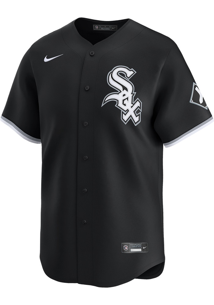 Nike Chicago White Sox Mens BLACK Alt 2024 Limited Baseball Jersey 