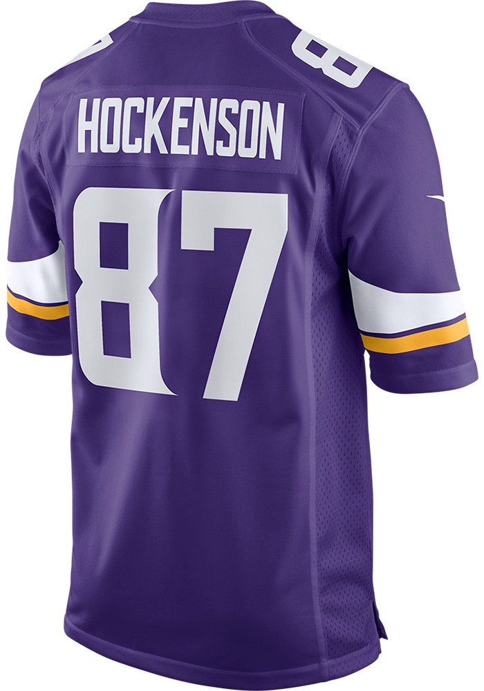 TJ Hockenson Minnesota Vikings PURPLE Home Jersey - 173203541