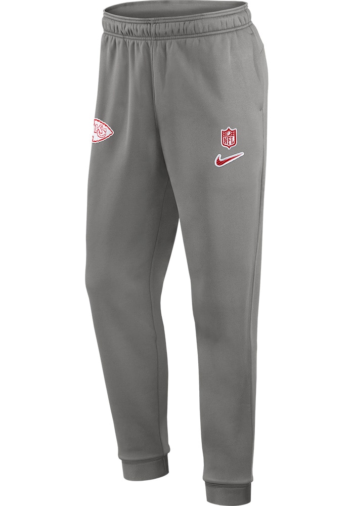 Kansas City Chiefs Mens Nike GREY Sideline Player Pants - 173204399