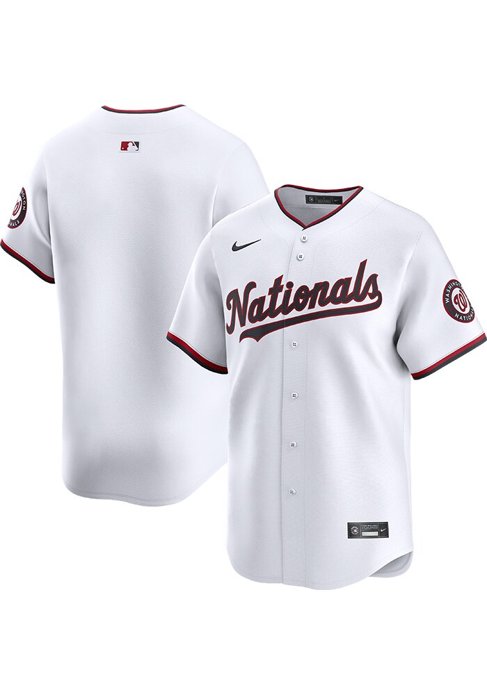 Nike Washington Nationals Mens WHITE Home 2024 Limited Baseball