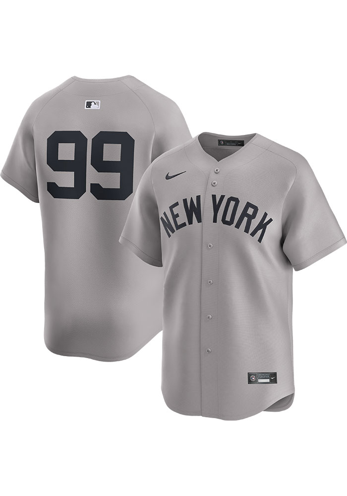 Aaron Judge New York Yankees Mens GREY Road 2024 Limited Baseball