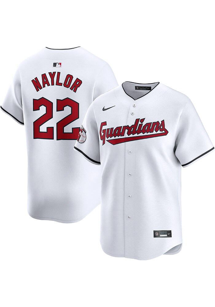 Josh Naylor Cleveland Guardians Mens WHITE Home 2024 Limited