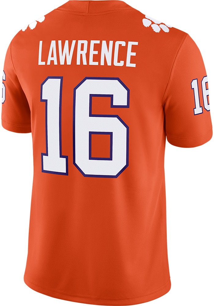 Trevor Lawrence Clemson Tigers ORANGE Home Game Jersey - 173207132