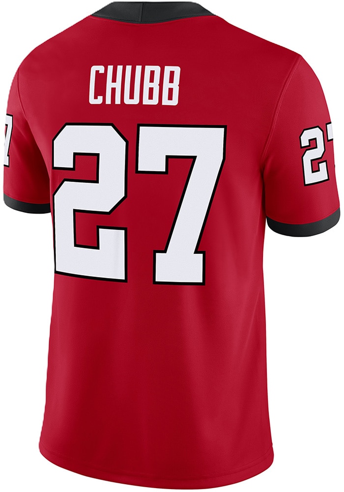 Nick Chubb Georgia Bulldogs Red Home Game Jersey - 173207196