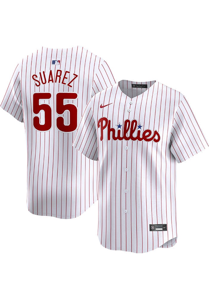 Ranger Suarez Philadelphia Phillies Mens White Home 2024 Limited