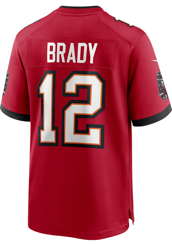 Tom Brady Tampa Bay Buccaneers Red Home Game Jersey - 17321033