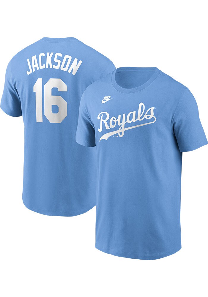 Bo Jackson Kansas City Royals LIGHT BLUE Coop Short Sleeve Player