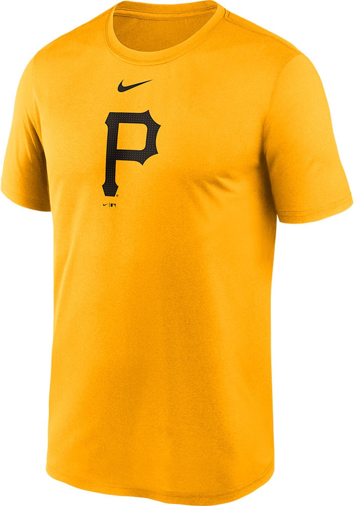 Nike Pittsburgh Pirates GOLD Large Logo Legend Short Sleeve T