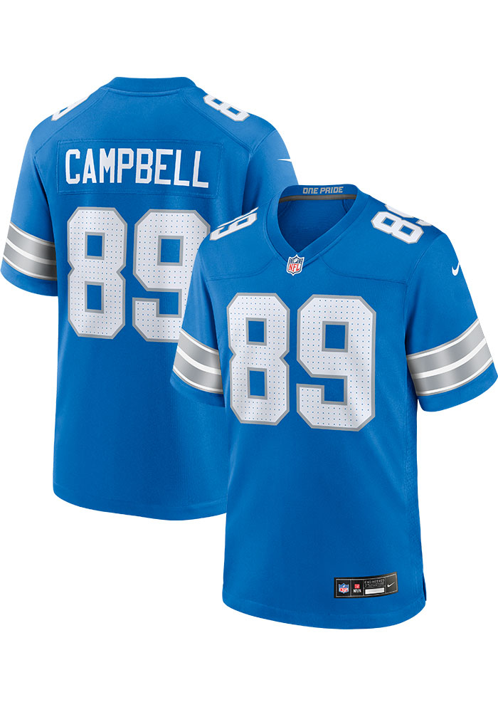 Dan Campbell Detroit Lions BLUE Home Jersey - 173213134