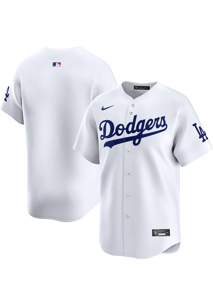 NIKE Dodgers ユニフォーム　MLB Limited Jersey Nike Los Angeles Dodgers Mens White Home Limited Baseball Jersey