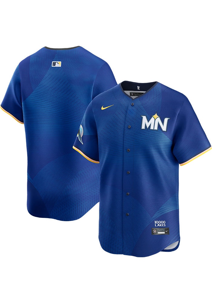 Nike Minnesota Twins Mens BLUE City Connect Limited Baseball