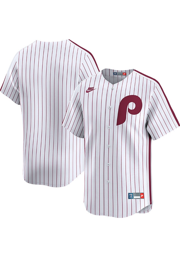 Philadelphia Phillies Nike White Throwback Cooperstown Jersey