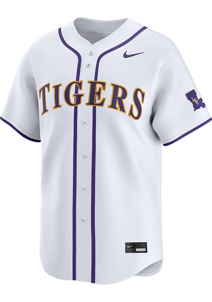 Nike LSU Tigers Mens White Home Wordmark - 173213826