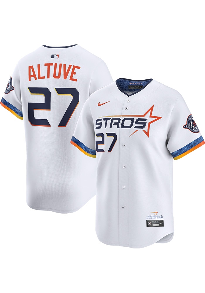 Jose Altuve Houston Astros Mens White City Connect Limited Jose Altuve Houston Astros Mens White City Connect Limited