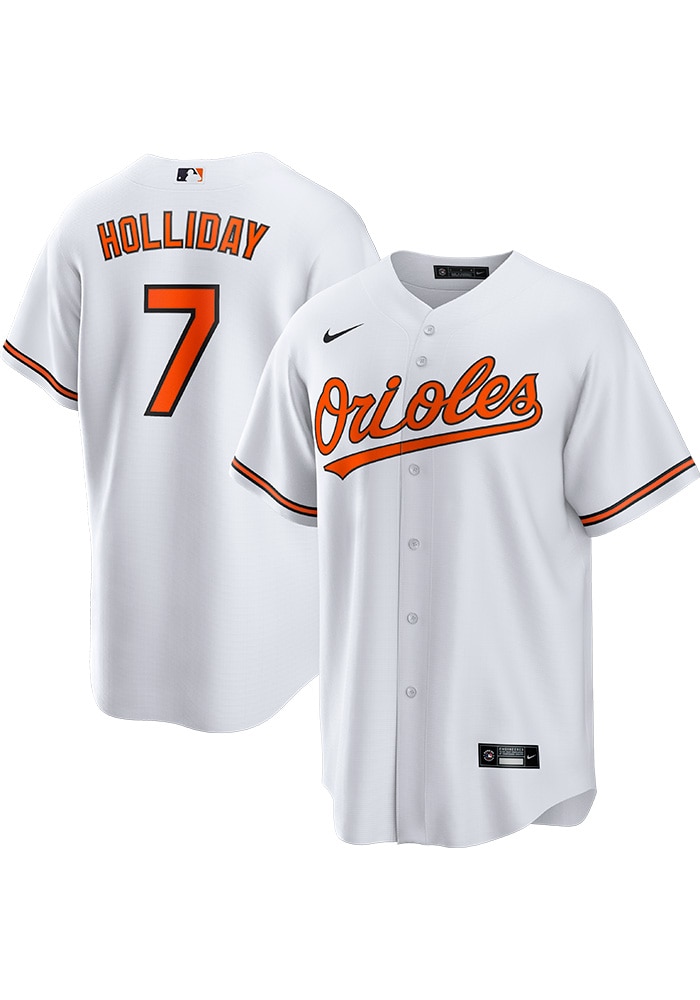 Jackson Holliday Baltimore Orioles Mens Replica WHITE Home Jersey