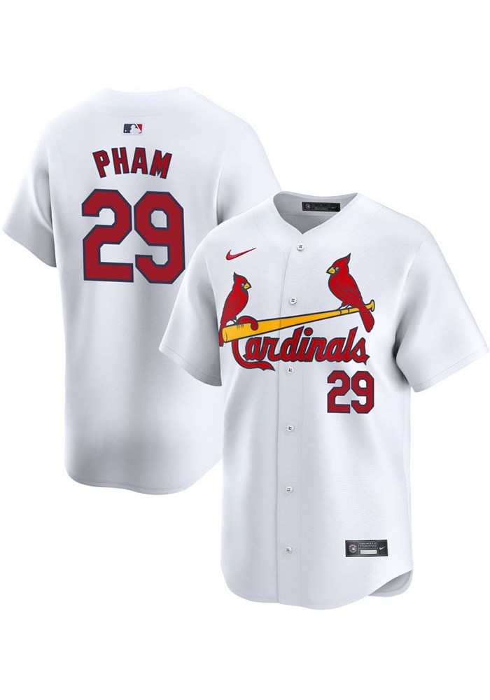 Tommy Pham St Louis Cardinals Mens WHITE Home 2024 Limited