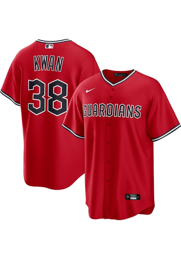 Steven Kwan Cleveland Guardians Mens Replica Red Alt Jersey