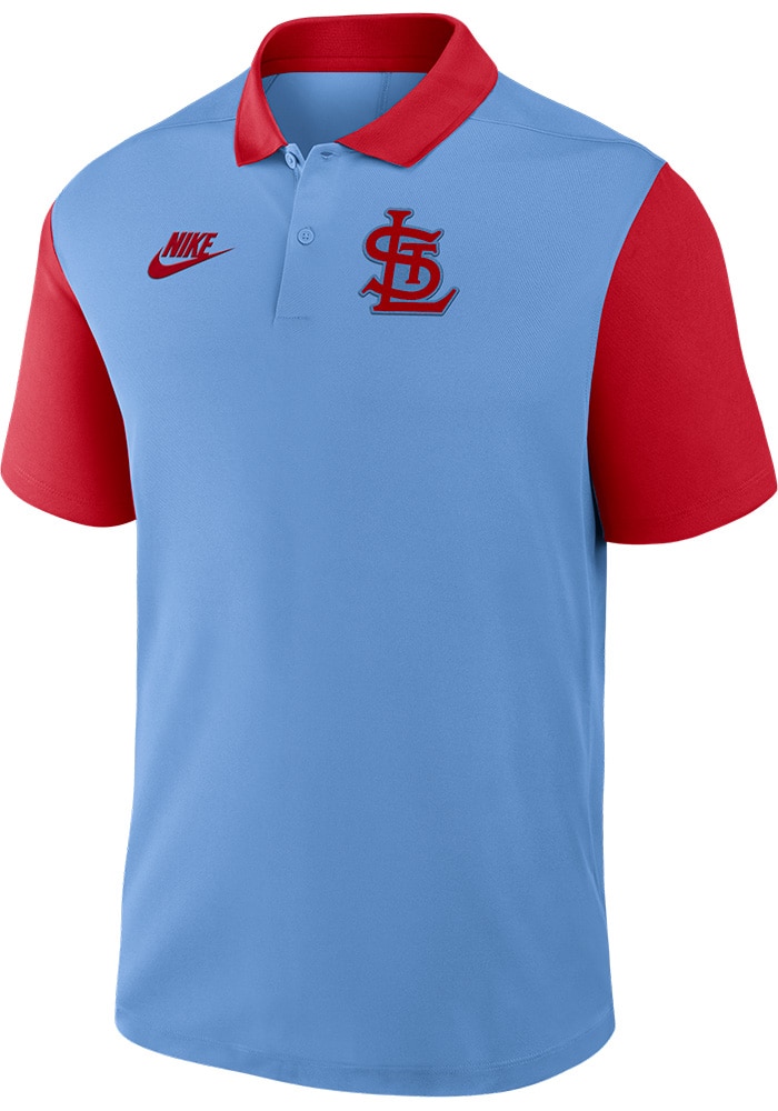 Nike St Louis Cardinals Mens Cooperstown Knockout LIGHT BLUE Short